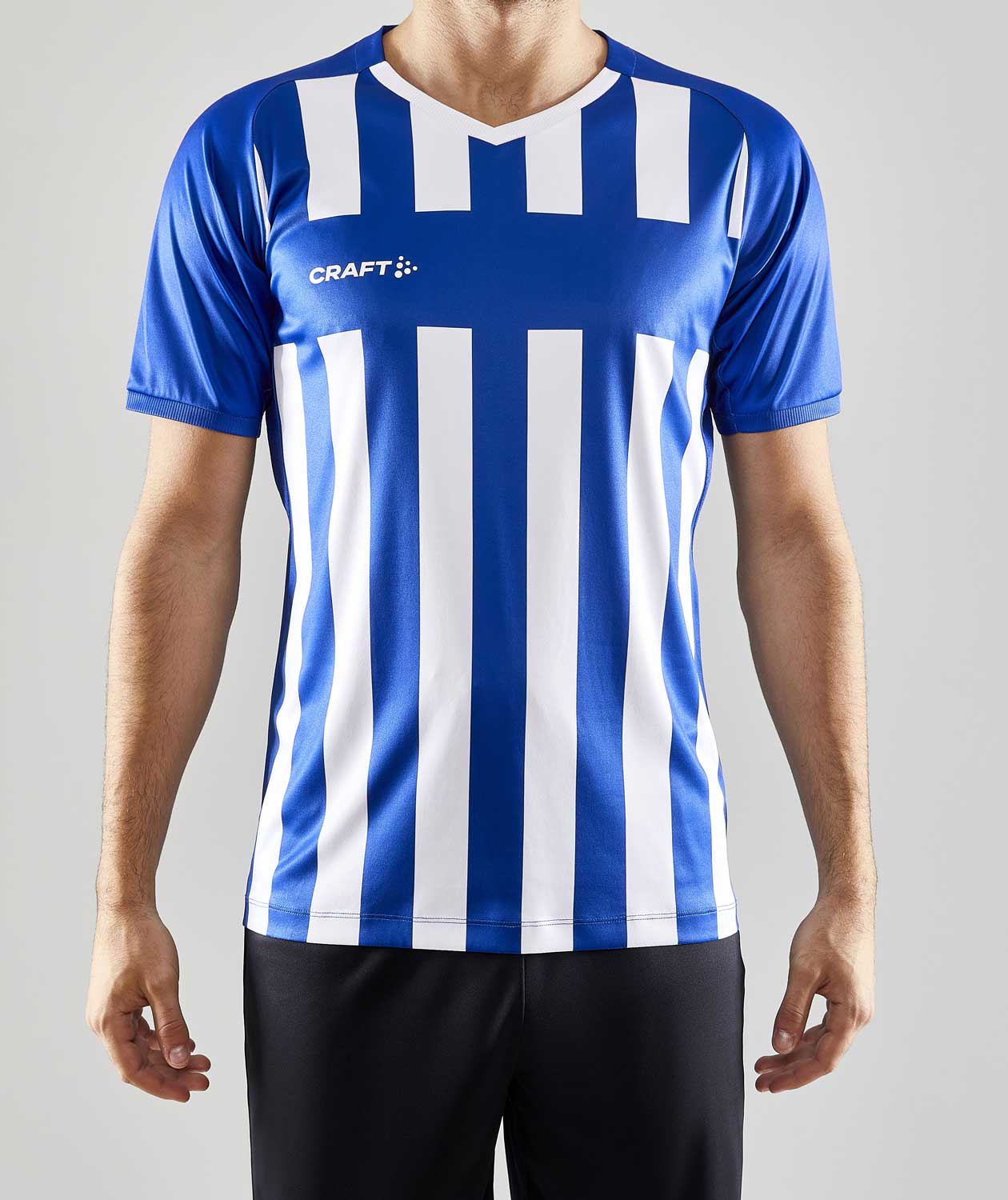 Craft Progress 2.0 Stripe Jersey T-shirt, Vit/Club Cobolt, large image number 1