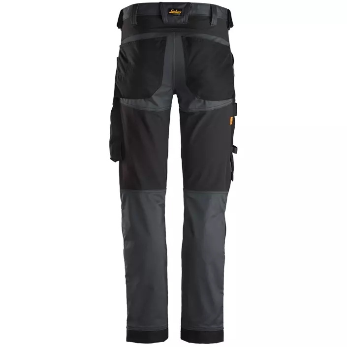 Snickers AllroundWork work trousers, Steel Grey/Black, large image number 2