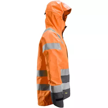 Snickers AllroundWork shell jacket 1330, Hi-Vis Orange/Steel Grey