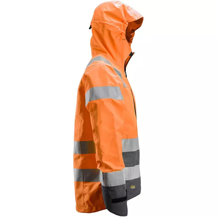 Snickers AllroundWork shell jacket 1330, Hi-Vis Orange/Steel Grey, large image number 1