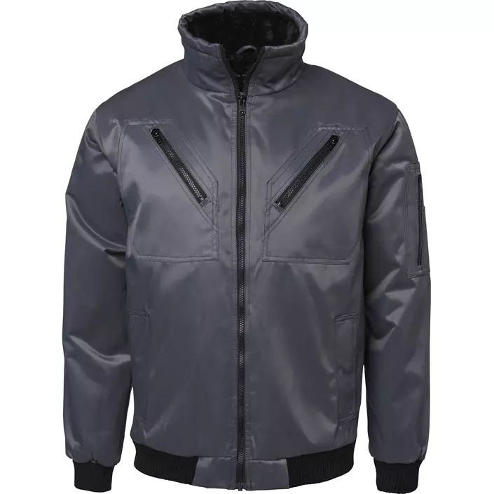 Top Swede pilot jacket 5026, Dark Grey, large image number 0
