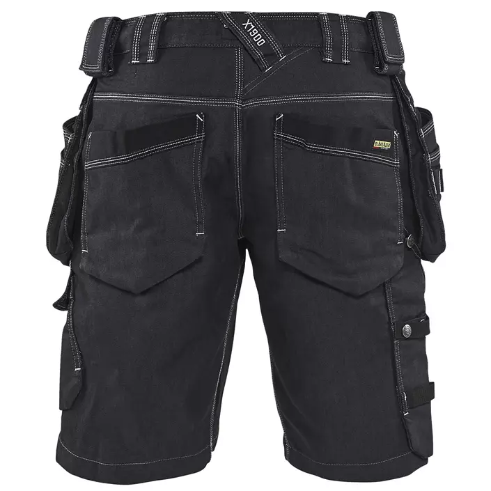 Blåkläder craftsman shorts, Black, large image number 2