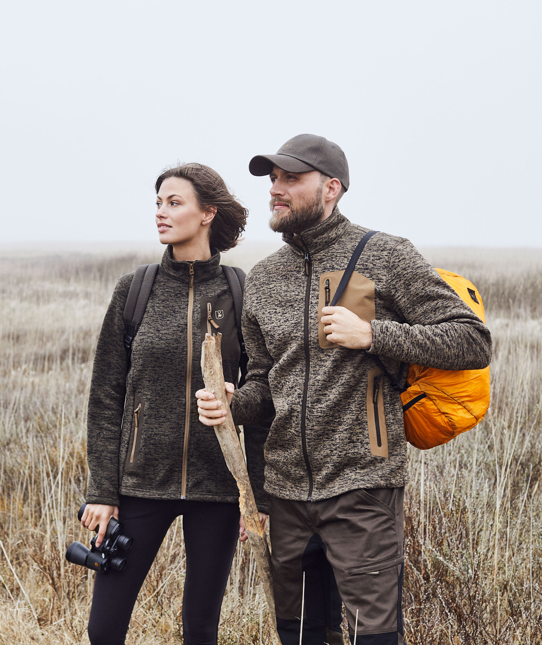 Deerhunter Lady Sarek stickadjacka dam, Olive Night Melange, large image number 3