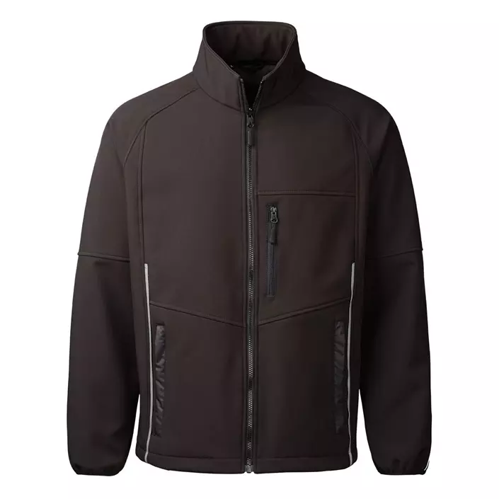 Xplor  softshell jacket, Black, large image number 0