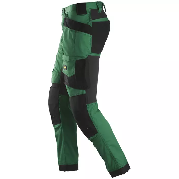 Snickers AllroundWork craftsman trousers 6241, Forest green/black, large image number 3