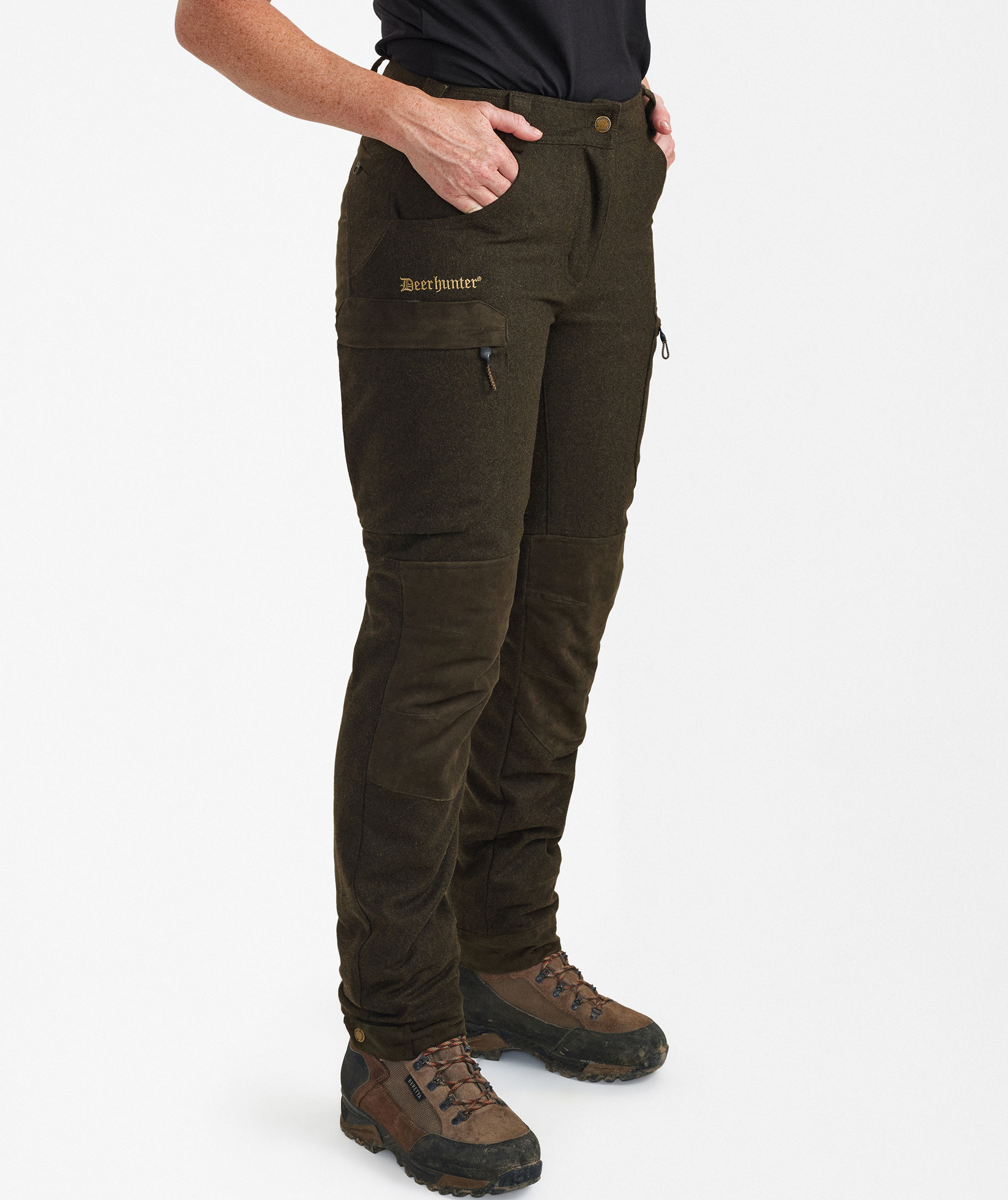 Deerhunter Tatra women's trousers with wool, Loden Wood, large image number 3