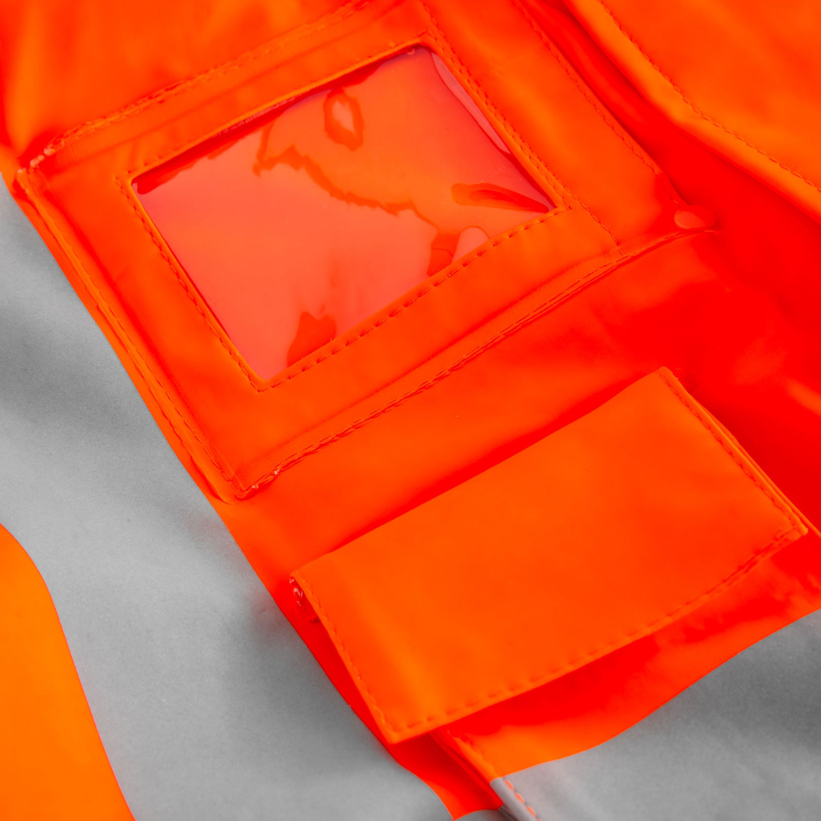 Lyngs&oslash;e Multinorm PU winter jacket, Hi-vis Orange, large image number 2