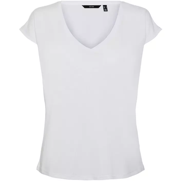 Vero Moda VMFILLI dame T-shirt, Bright White, large image number 0
