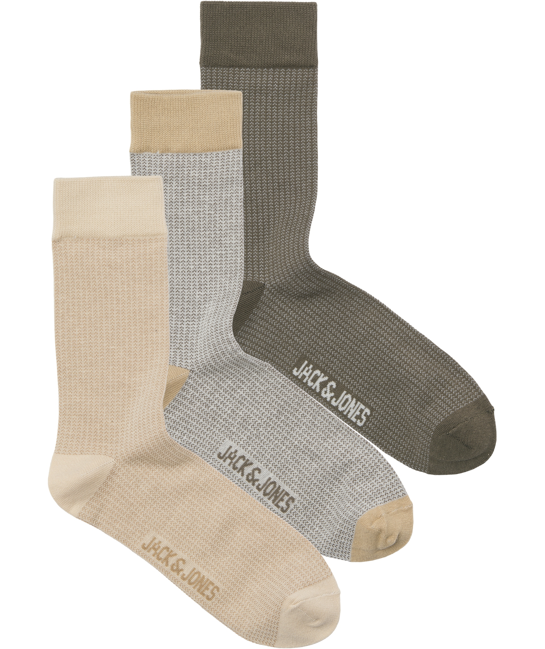 Jack & Jones JACBRYAN BIRD EYE 3-pack strumpor