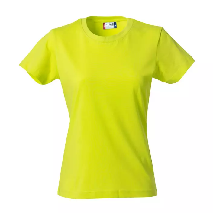 Clique Basic dame T-shirt, Refleks Grøn, large image number 0