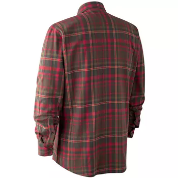 Deerhunter Marvin modern fit flannel shirt, Red Checked