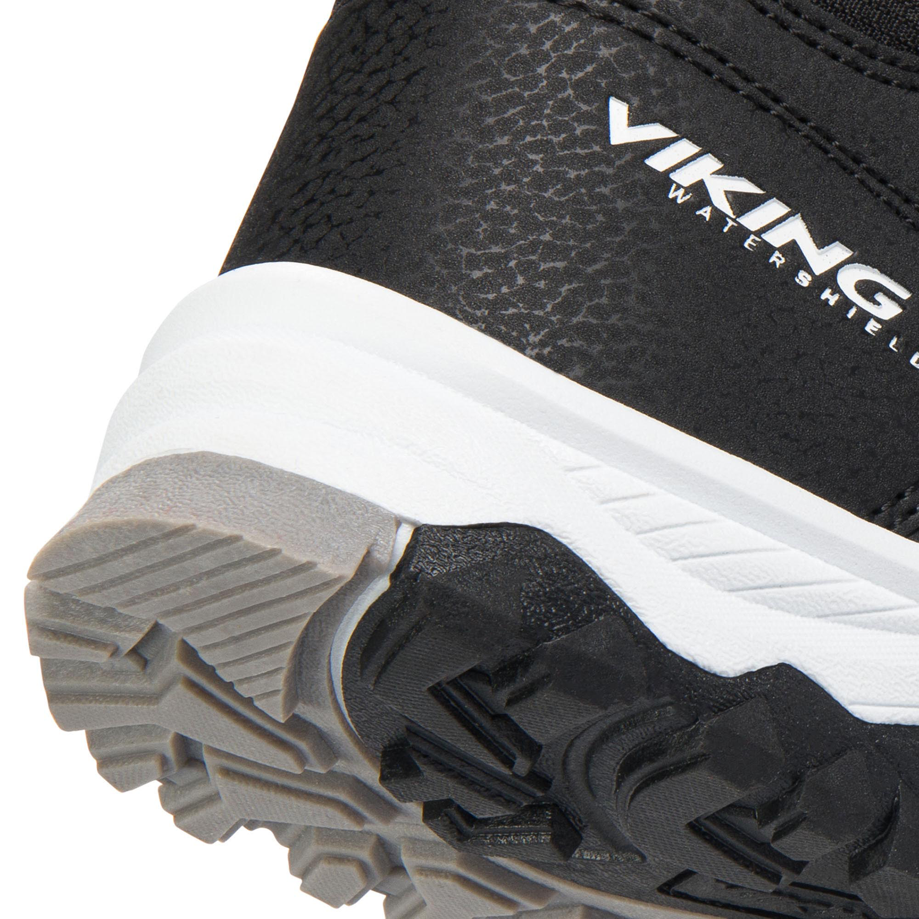 Viking Akkarvik WP vinterst&ouml;vlar till barn, Black/Gran, large image number 2