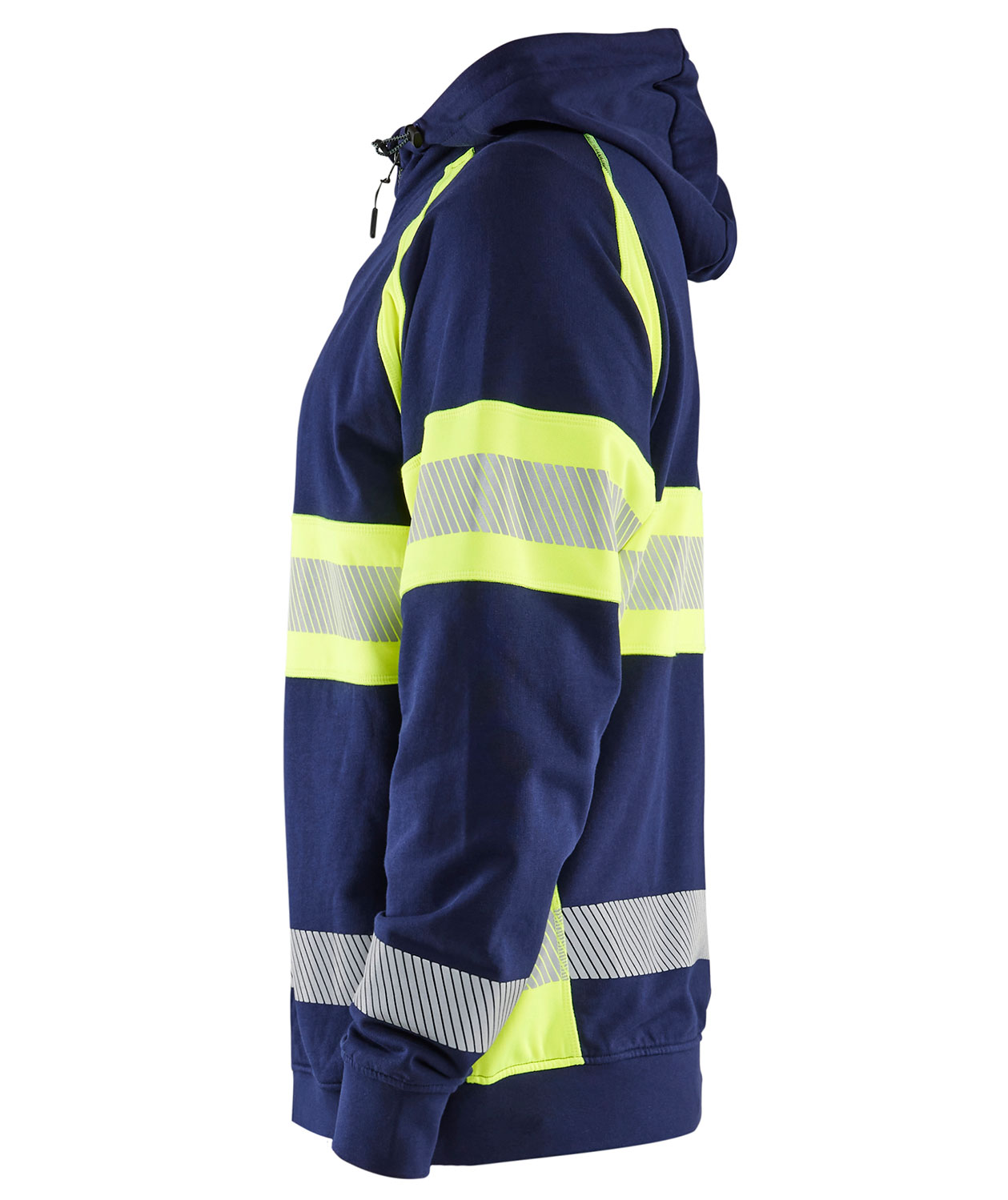 Bl&aring;kl&auml;der hoodie, Marin/Hi-Vis gul, Marin/Hi-Vis gul, large image number 3