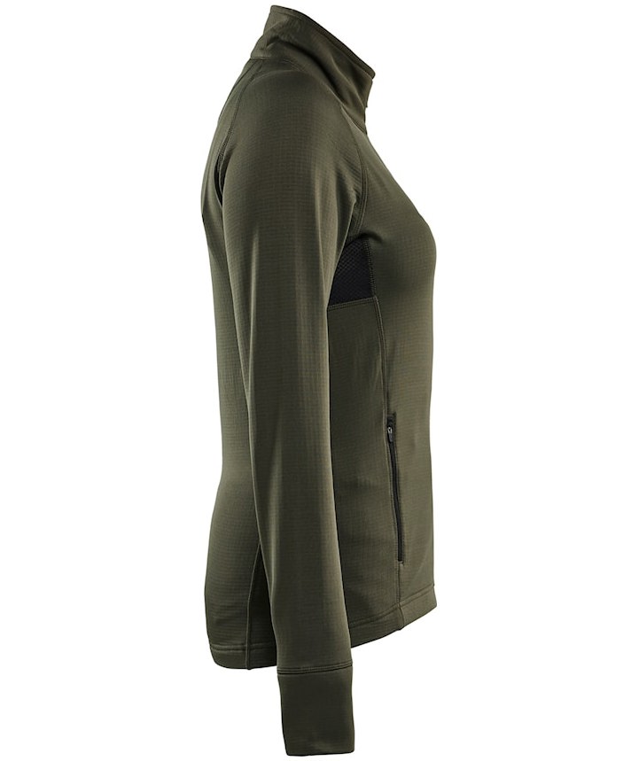 Bl&aring;kl&auml;der Striker fleecetr&ouml;ja dam, Skogsgr&ouml;n, large image number 2