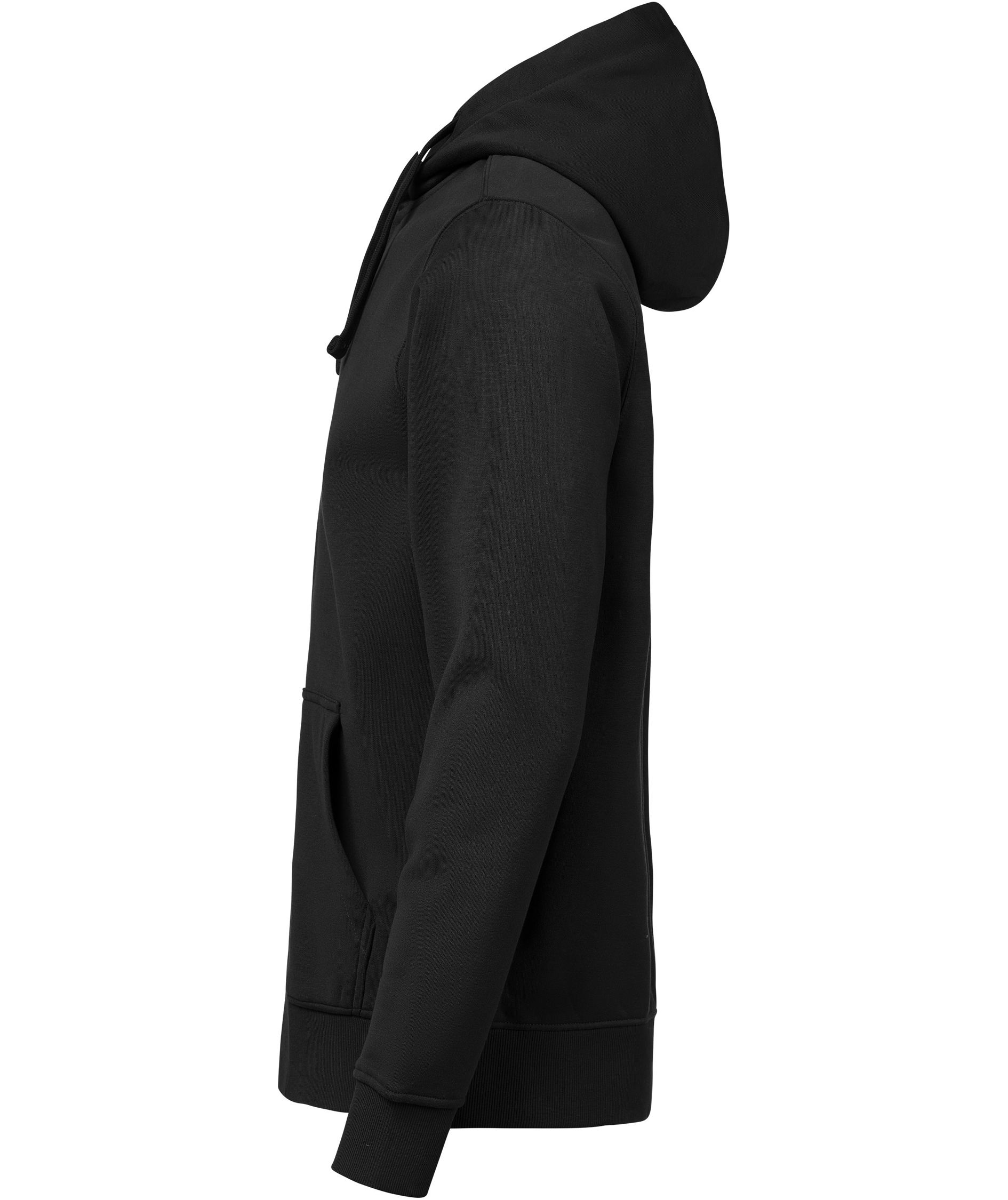 UM Regular fit h&aelig;ttetr&oslash;je med lyn, Black, large image number 3