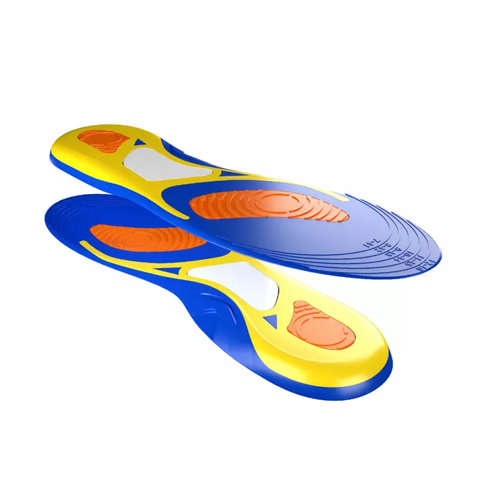 VM Footwear innleggssåler, Blå/Gul, large image number 0