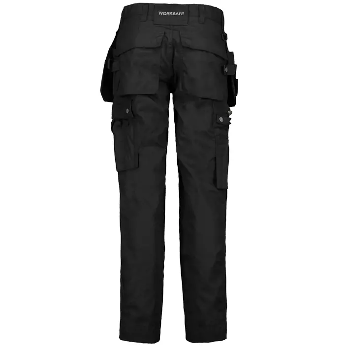 Worksafe women's craftsman trousers, Black, large image number 1