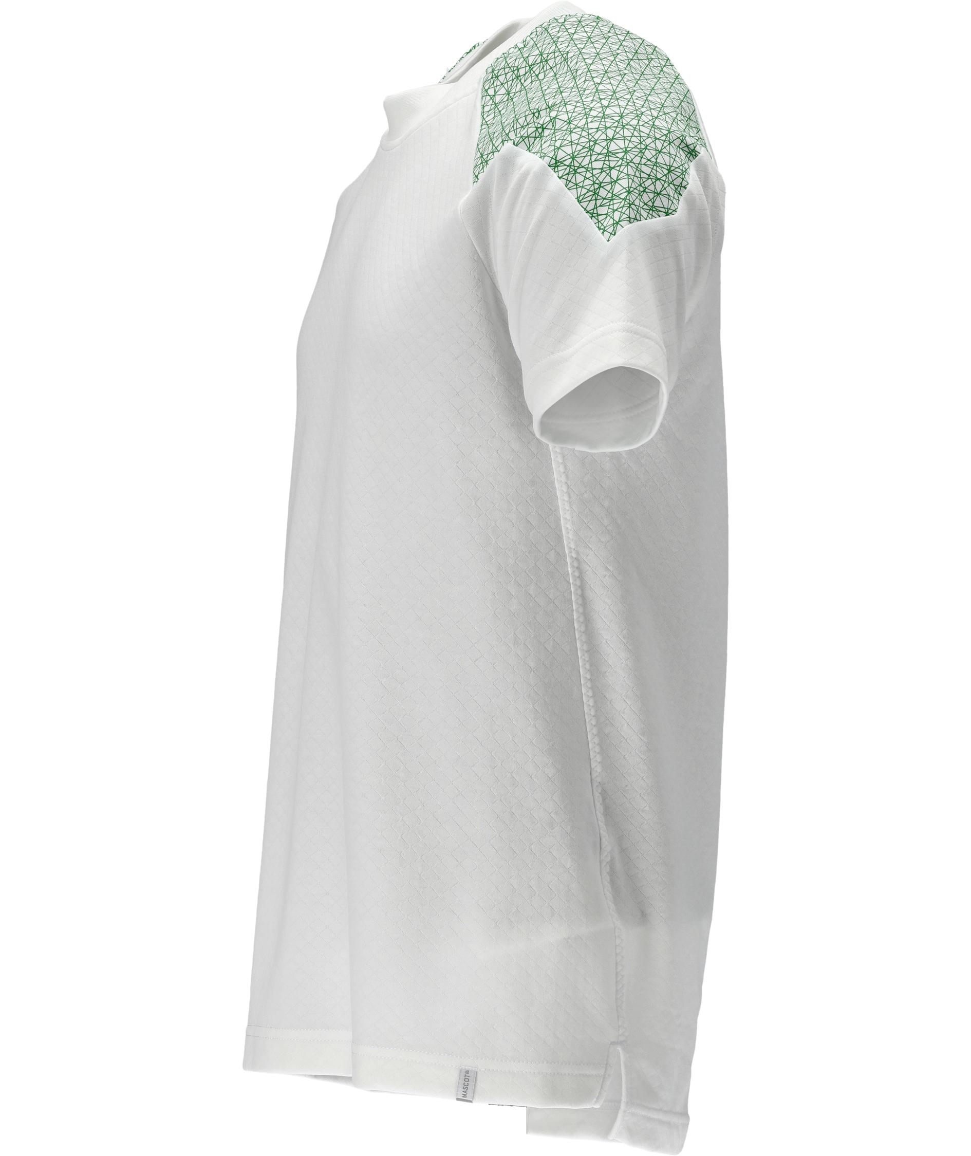 Mascot Food & Care Premium Performance HACCP-approved T-shirt, White/Grassgreen, White/Grassgreen, large image number 2