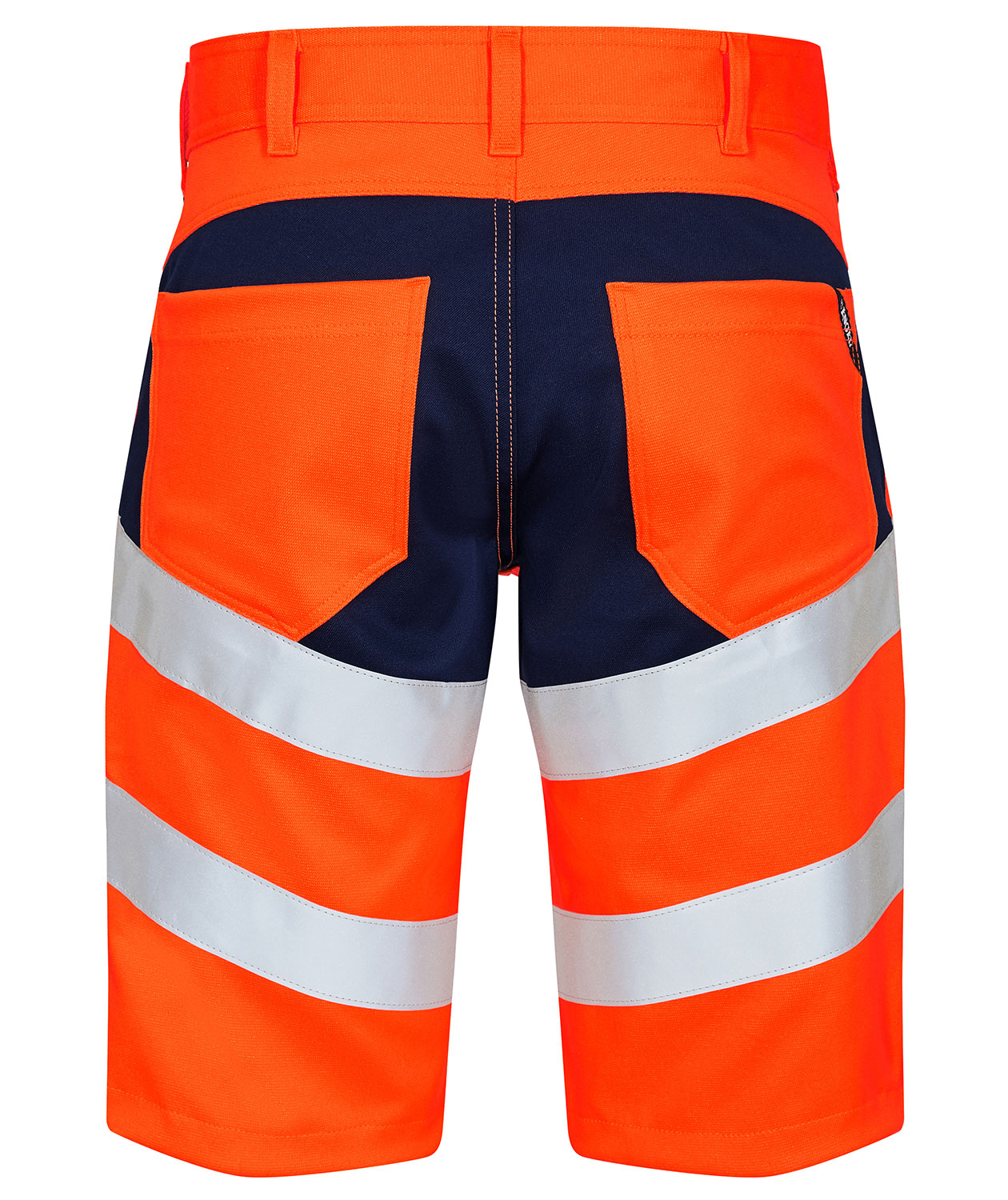 Engel Safety work shorts, Orange/Blue Ink, large image number 1
