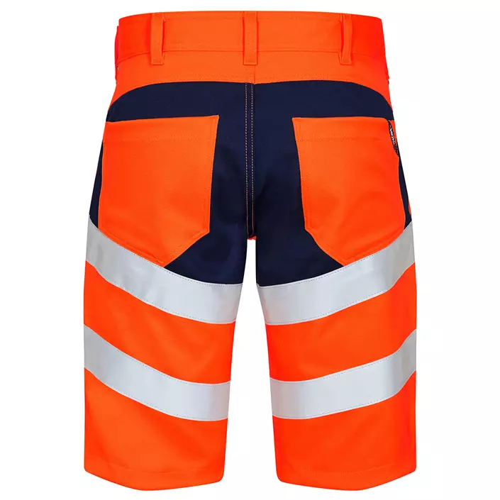 Engel Safety work shorts, Orange/Blue Ink, large image number 1