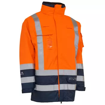 Elka Securetech Multinorm jakke, Hi-vis Orange/Marine