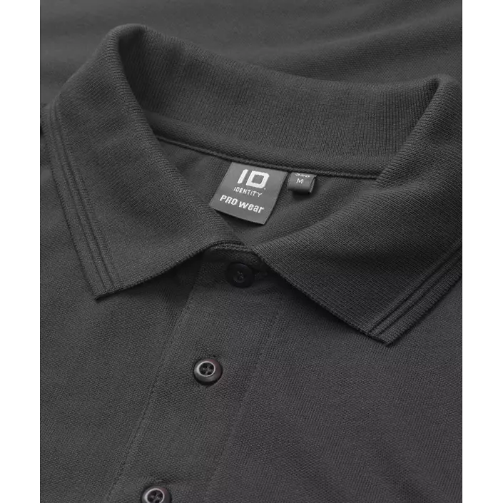 ID PRO Wear Polo T-skjorte med brystlomme, Koksgrå, large image number 3