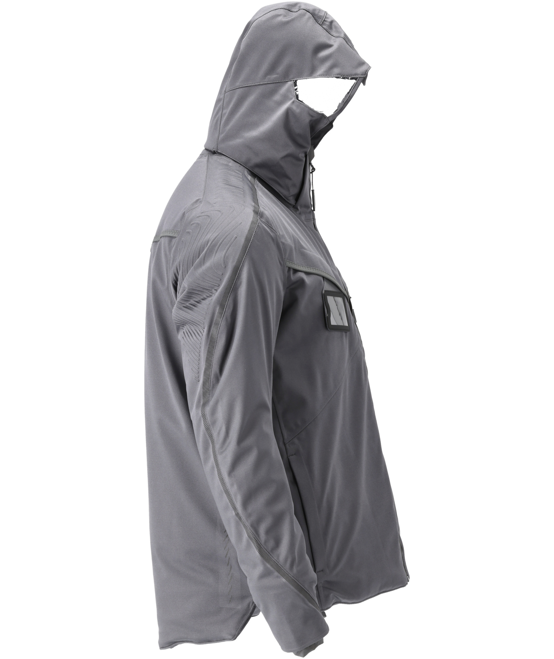 Mascot Customized winter jacket full stretch, Stone grey, large image number 3
