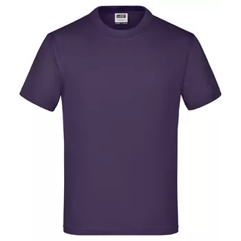 James & Nicholson Junior Basic-T T-shirt til børn, Aubergine