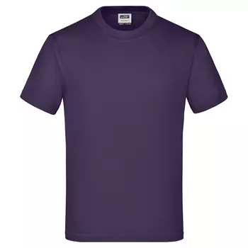 James & Nicholson Junior Basic-T T-shirt till barn, Aubergine