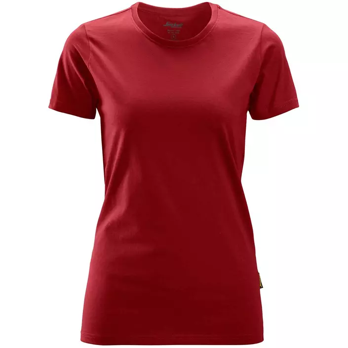 Snickers T-shirt 2516 dam, Chili Red, large image number 0