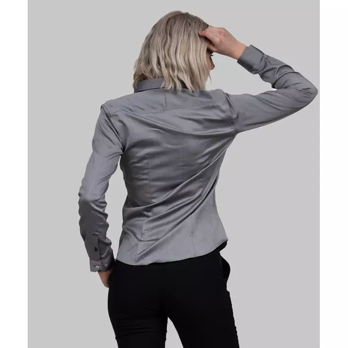 J. Harvest & Frost Twill Red Bow 122 lady fit skjorte, Grå, large image number 3
