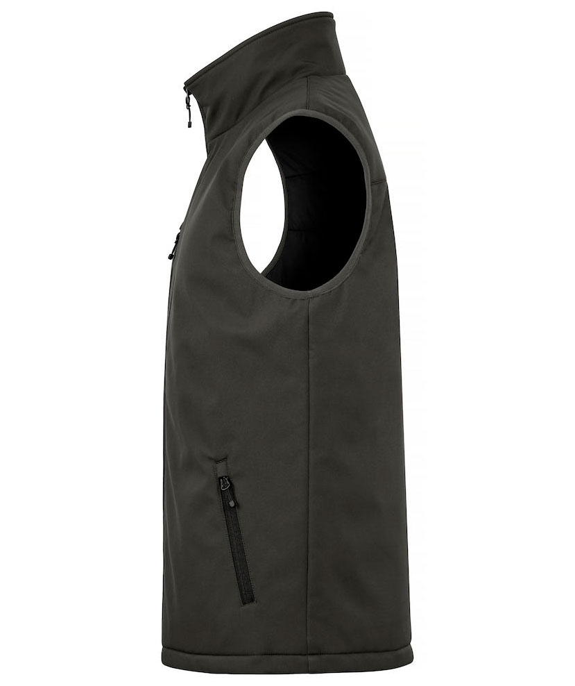 Clique lined softshell vest, Dark Grey, large image number 2