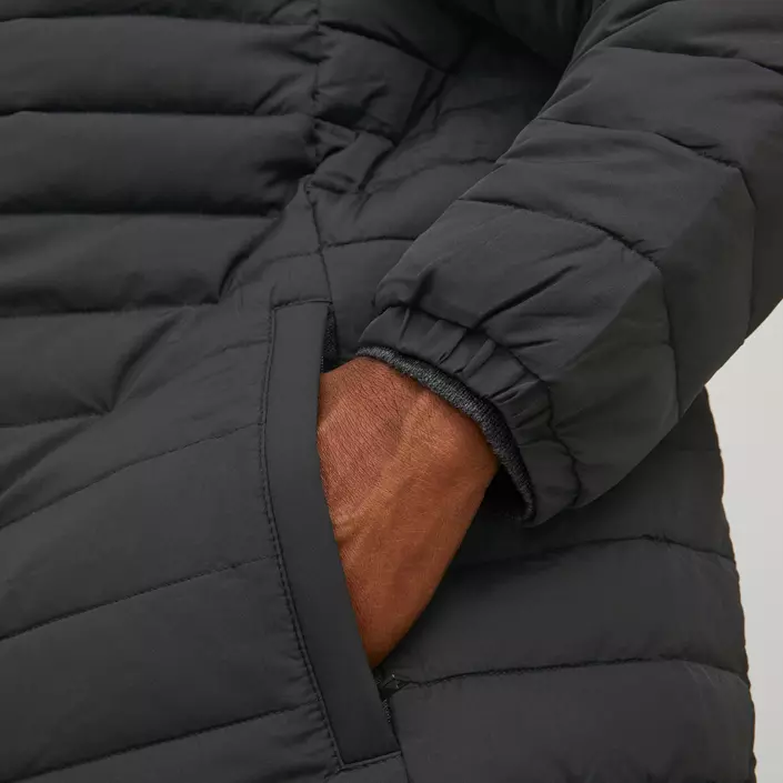 Jack & Jones JJERECYCLE Plus Size quilted jacket, Black, large image number 4