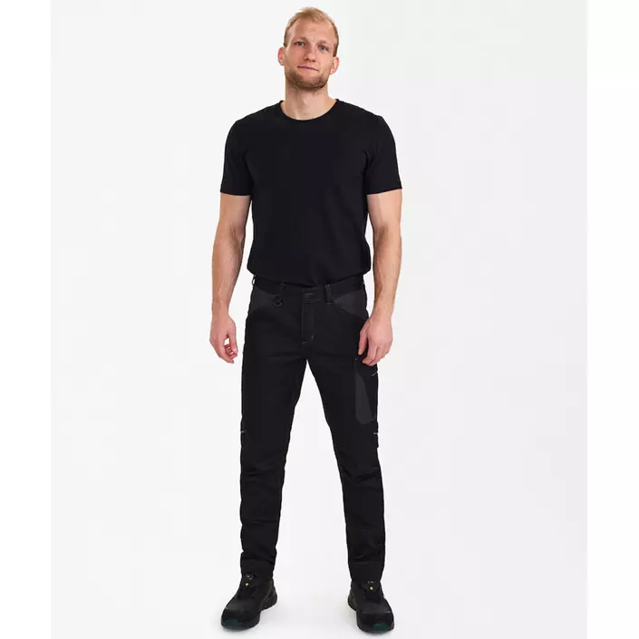 Engel Venture arbejdsbukser, Sort/Antracitgrå, large image number 1