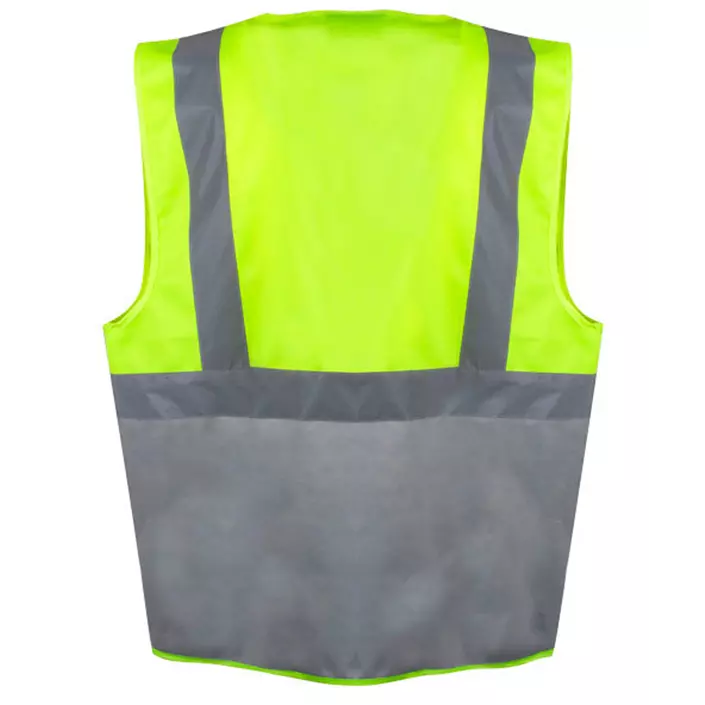 YOU Arvika safety vest, Safety yellow/grey, large image number 1