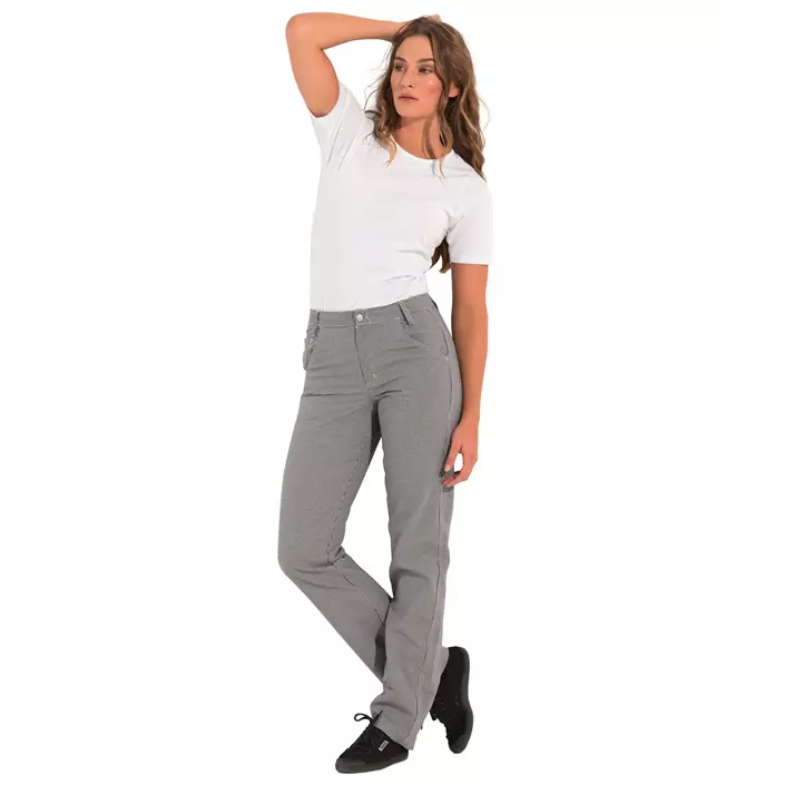 Kentaur trousers, Pepita Checkered Black/White, large image number 1