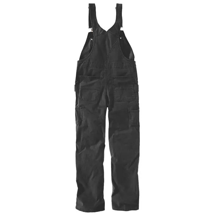 Carhartt Double Front BIB dameoverall, Sort, large image number 1