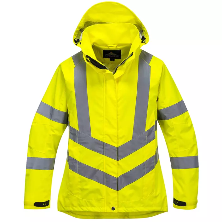 Portwest women's work jacket, Hi-Vis Yellow, large image number 0