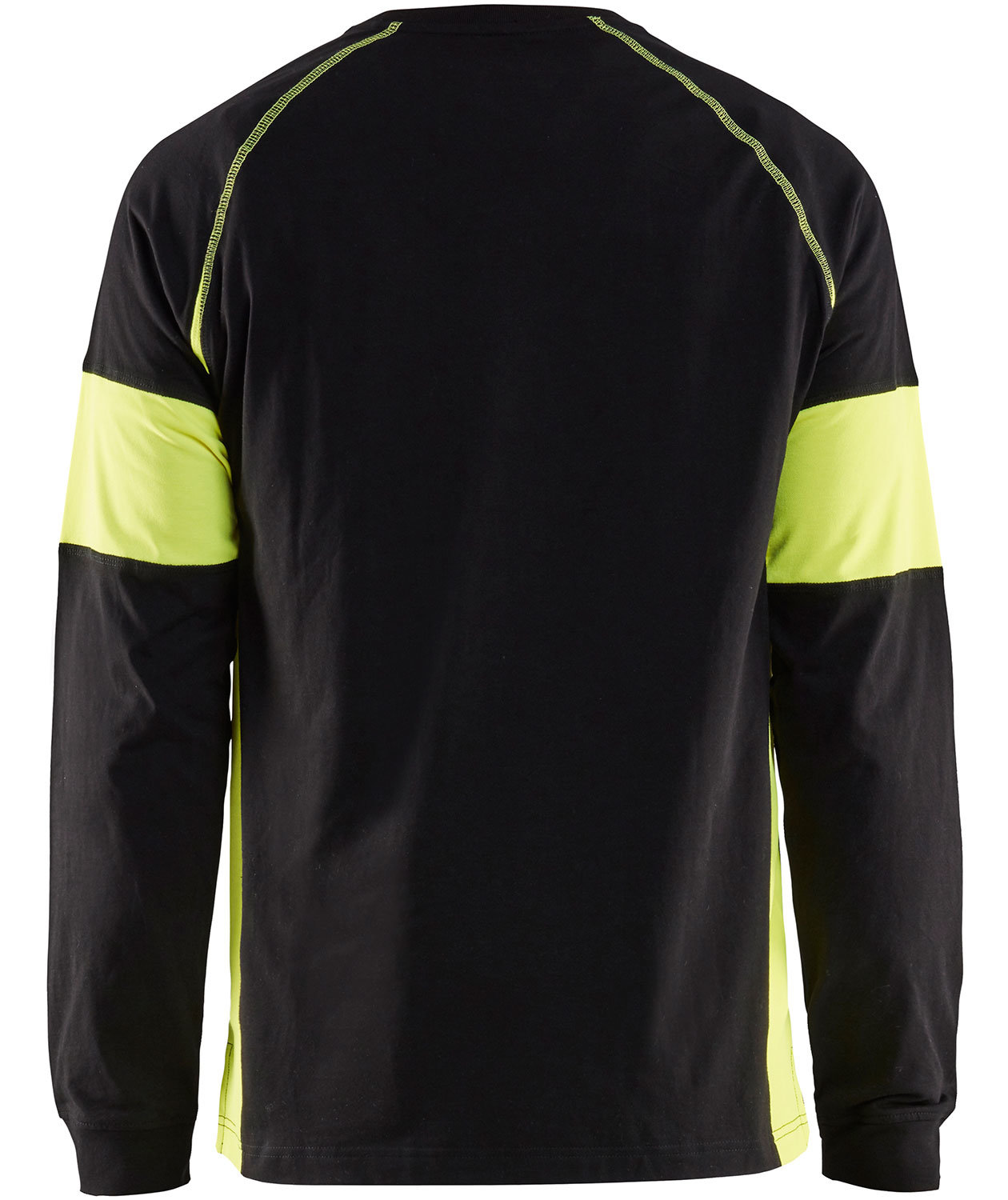 Bl&aring;kl&auml;der long-sleeved T-shirt, Black/Hi-Vis Yellow