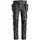 Snickers FlexiWork denim craftsman trousers 6955, Denim/Black, Denim/Black, swatch