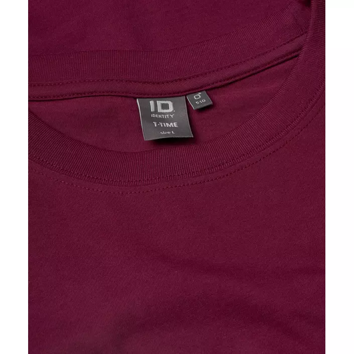 ID Identity T-Time T-shirt, Bordeaux, large image number 3