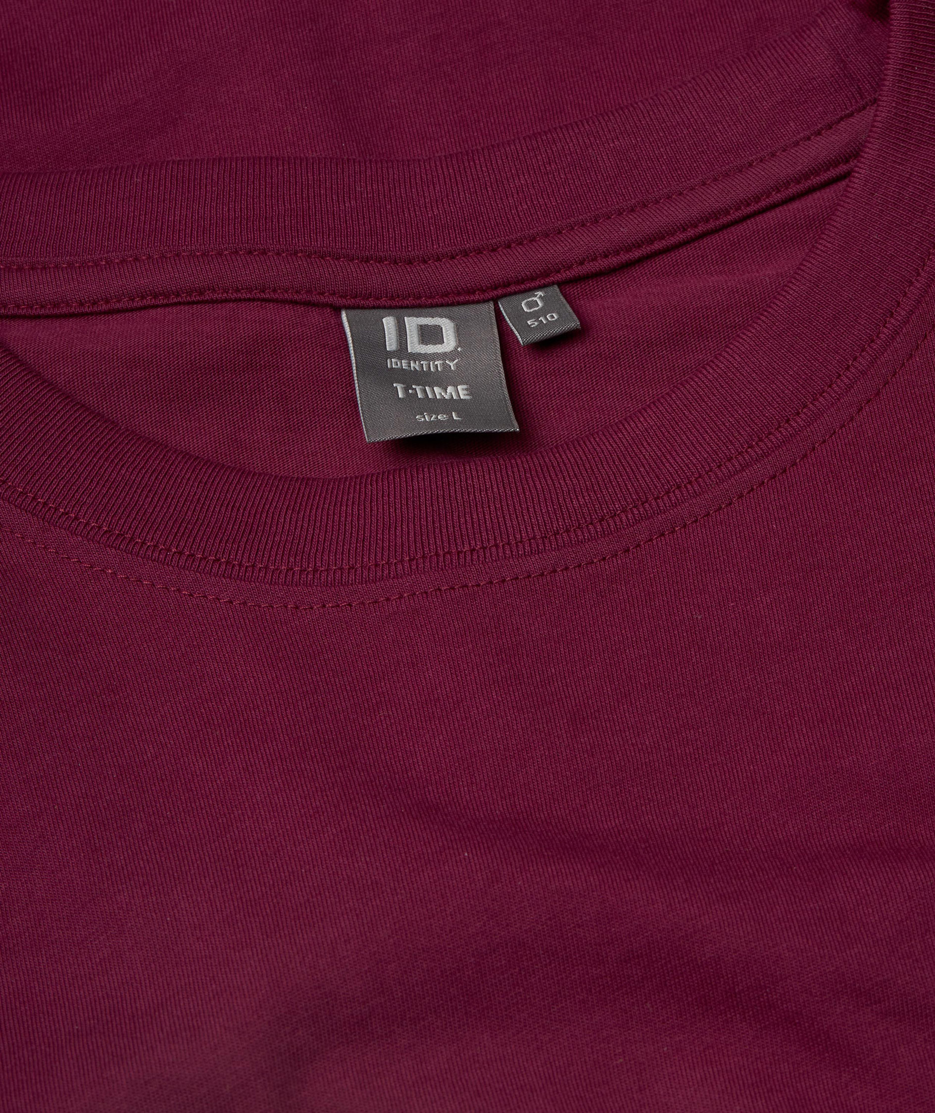 ID Identity T-Time T-shirt, Bordeaux, large image number 3