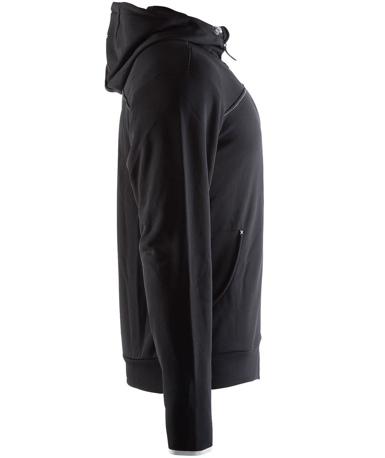 Craft Leisure h&aelig;ttetr&oslash;je med lynl&aring;s, Sort, large image number 3