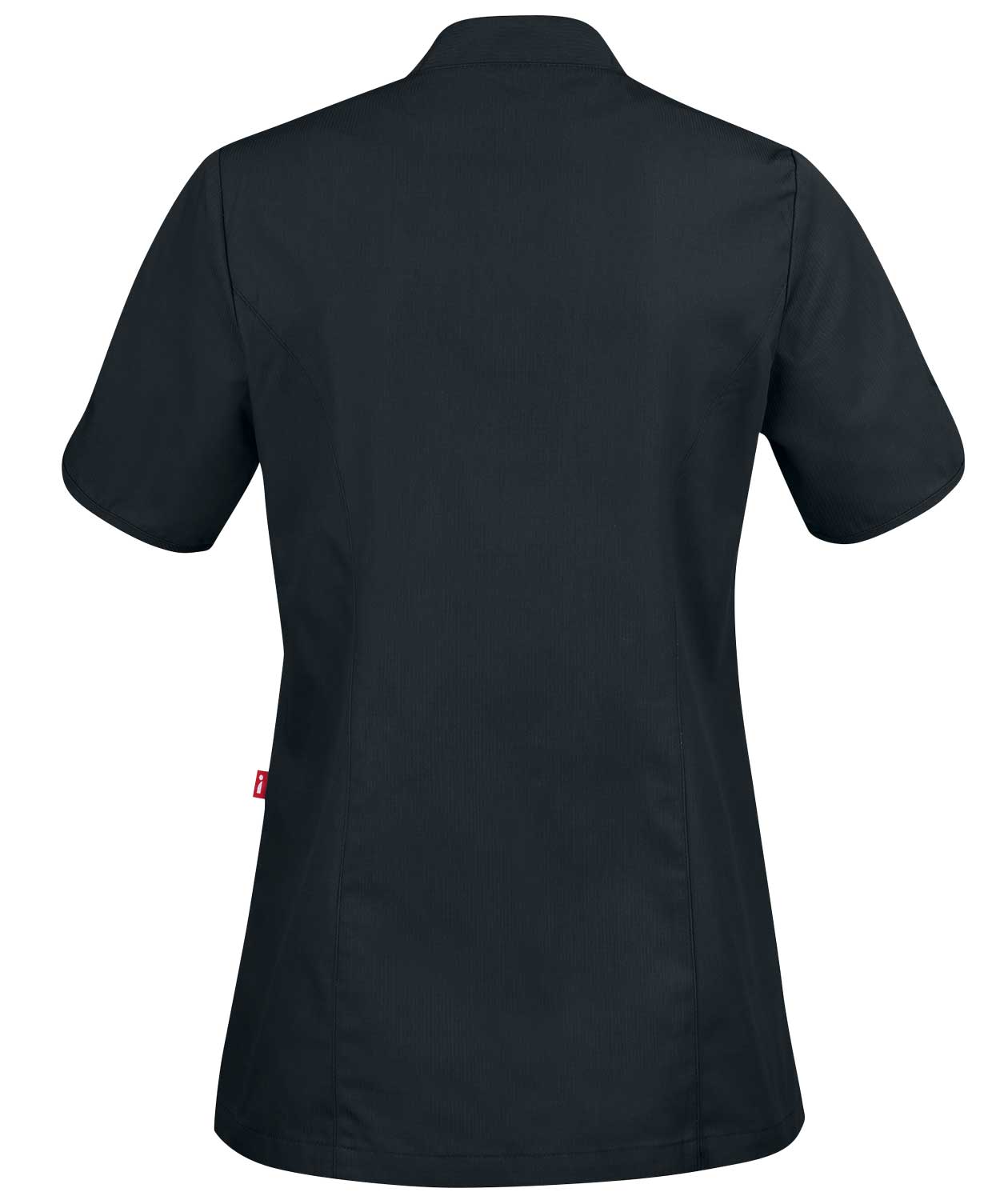 Smila Workwear Aila kort&auml;rmad skjorta dam, Svart, large image number 2