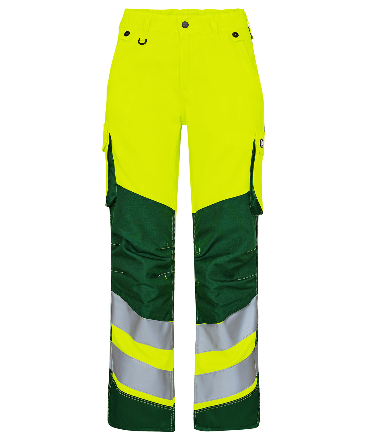 Engel Safety Light Damen Arbeitshose, Hi-vis Gelb/Gr&uuml;n, large image number 0