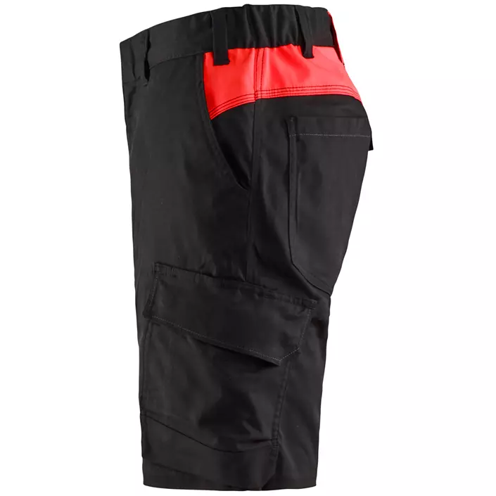 Blåkläder work shorts, Black/Red, large image number 2