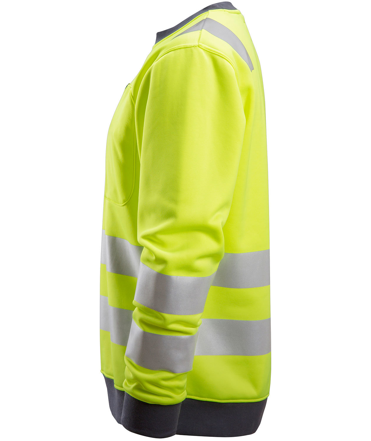 Snickers AllroundWork sweatshirt 8037, Hi-Vis Yellow, large image number 3