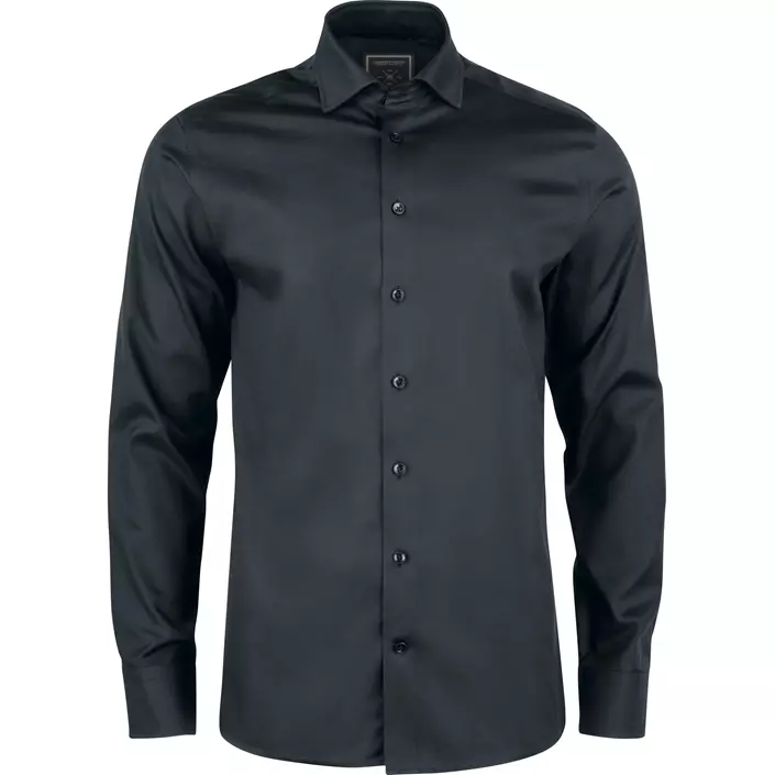 J. Harvest & Frost Black Bow 60 slim fit skjorte, Svart, large image number 0