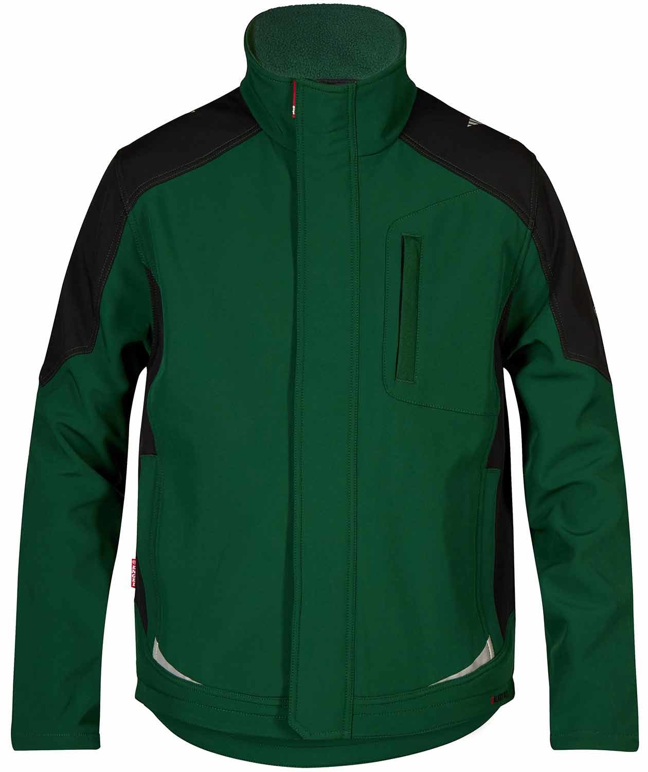 Engel Galaxy softshell jacket, Green/Black, Green/Black, swatch