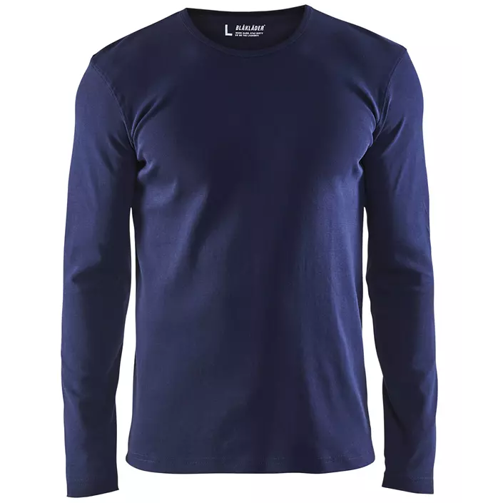 Blåkläder långärmad T-shirt, Marinblå, large image number 0